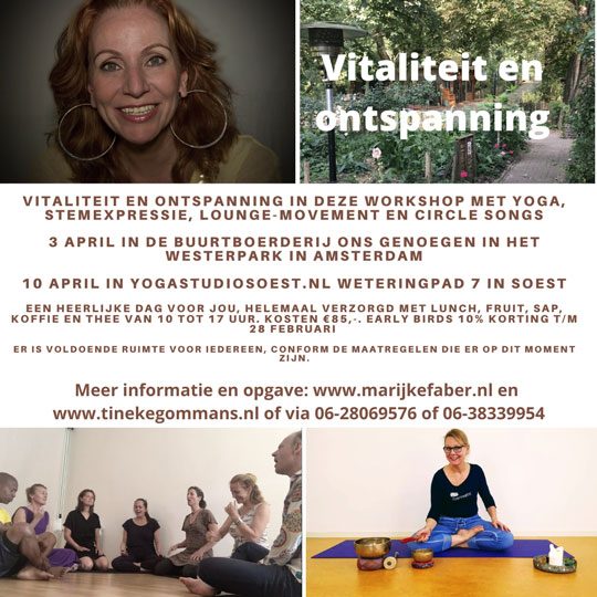 Workshop 3 en 10 April 2022 – Marijke Faber – Tineke Gommans Workshop 3 en 10 April 2022 - Marijke Faber - Tineke Gommans